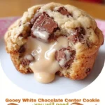 Gooey White Chocolate Center Cookie