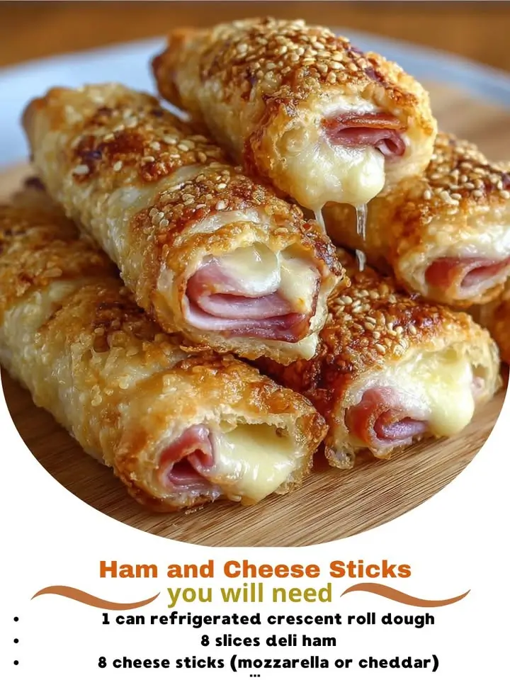 Ham and Cheese Sticks