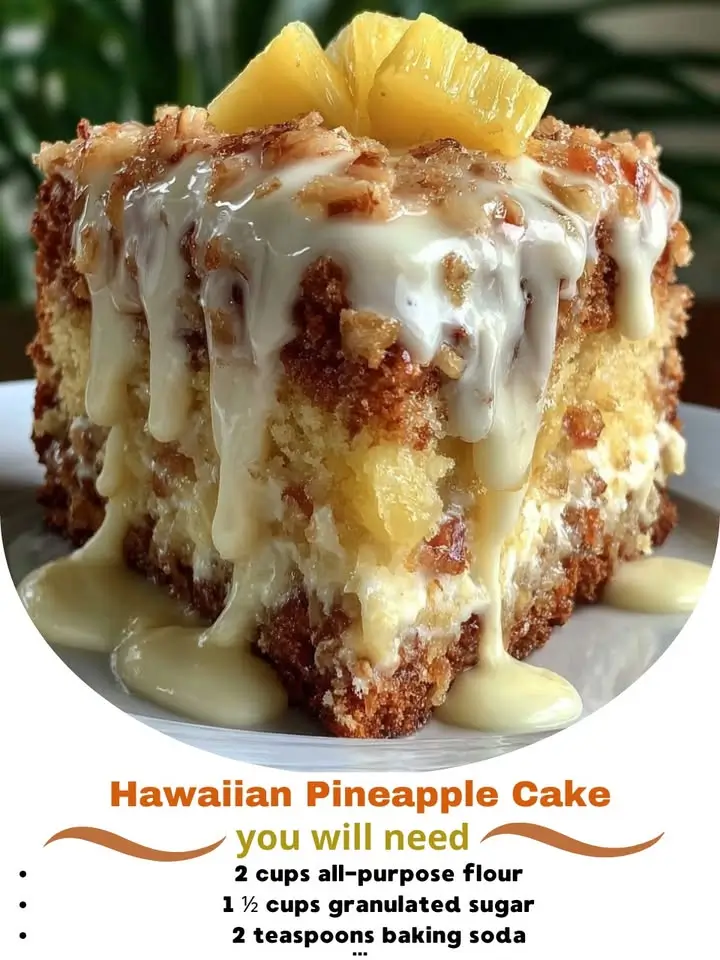 Hawaiian Pineapple Cake