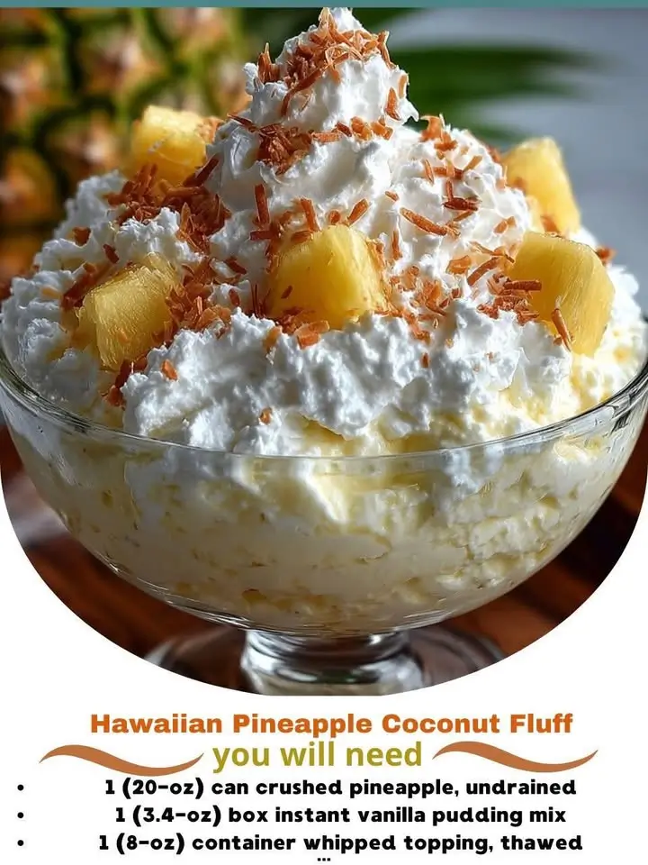 Hawaiian Pineapple Coconut Fluff
