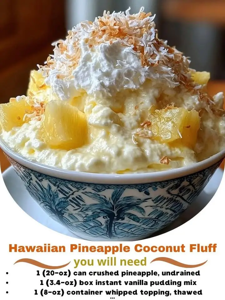 Hawaiian Pineapple Coconut Fluff
