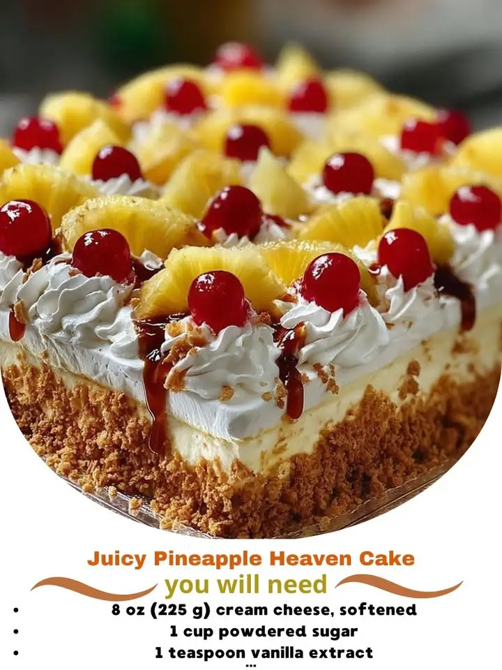 Juicy Pineapple Heaven Cake