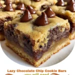 Lazy Chocolate Chip Cookie Bars: The Easiest Treat You’ll Ever Bake