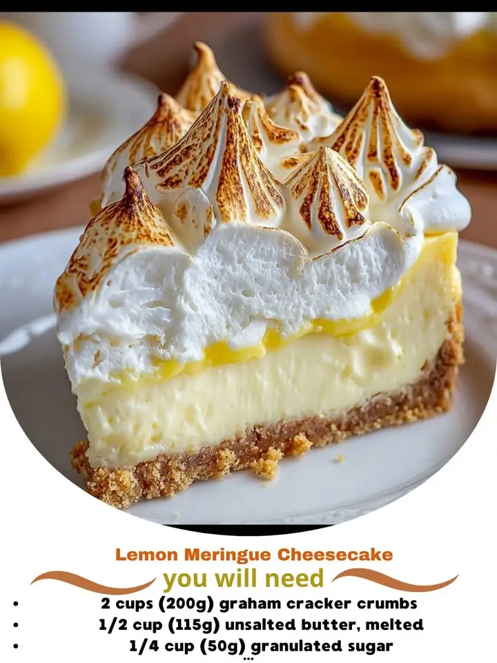 Lemon Meringue Cheesecake Recipe