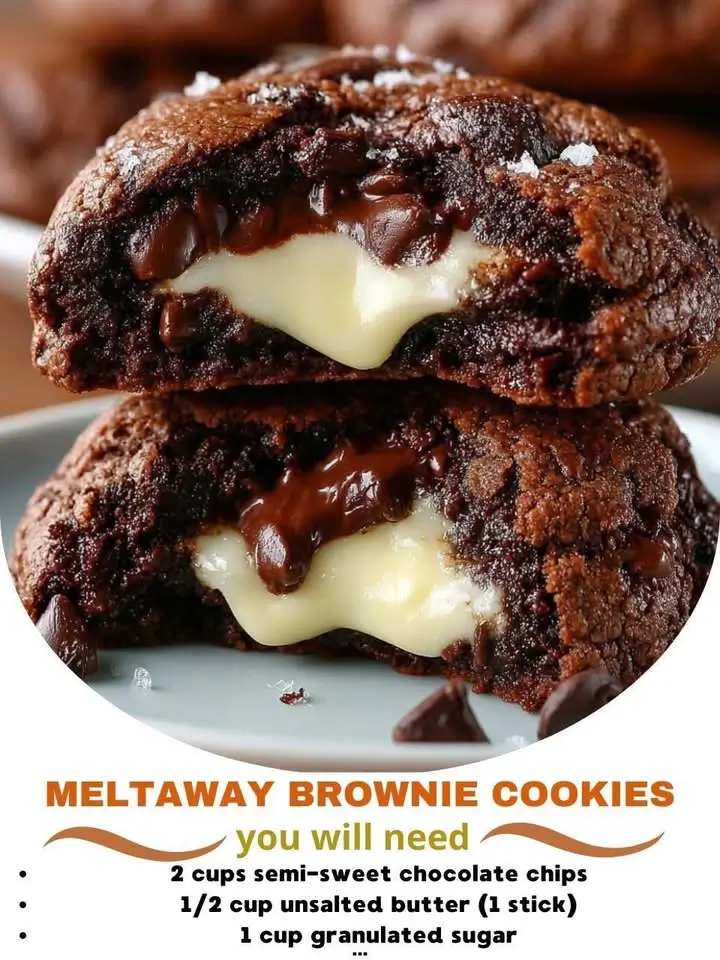 MELTAWAY BROWNIE COOKIES