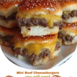 Mini Beef Cheeseburgers