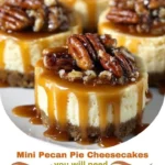 Mini Pecan Pie Cheesecakes