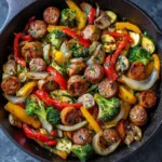 One-Pan Honey Garlic Sausage & Veggies