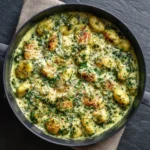 One-Pot Creamy Pesto Gnocchi