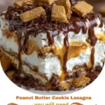 Peanut Butter Cookie Lasagna