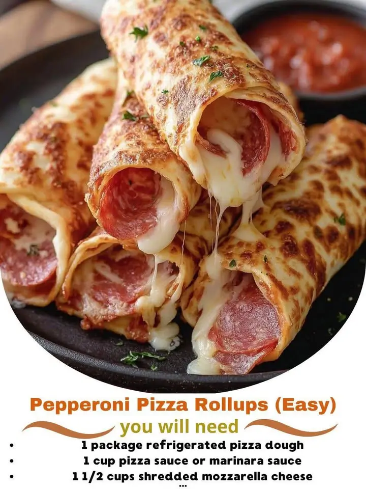Pepperoni Pizza Rollups (Easy)