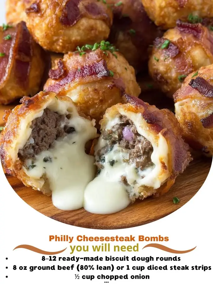 Philly Cheesesteak Bombs