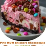 Pink M&M Snickers Cheesecake: The Ultimate Celebration Dessert