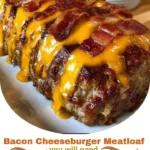 Recette de pain de viande au cheeseburger au bacon