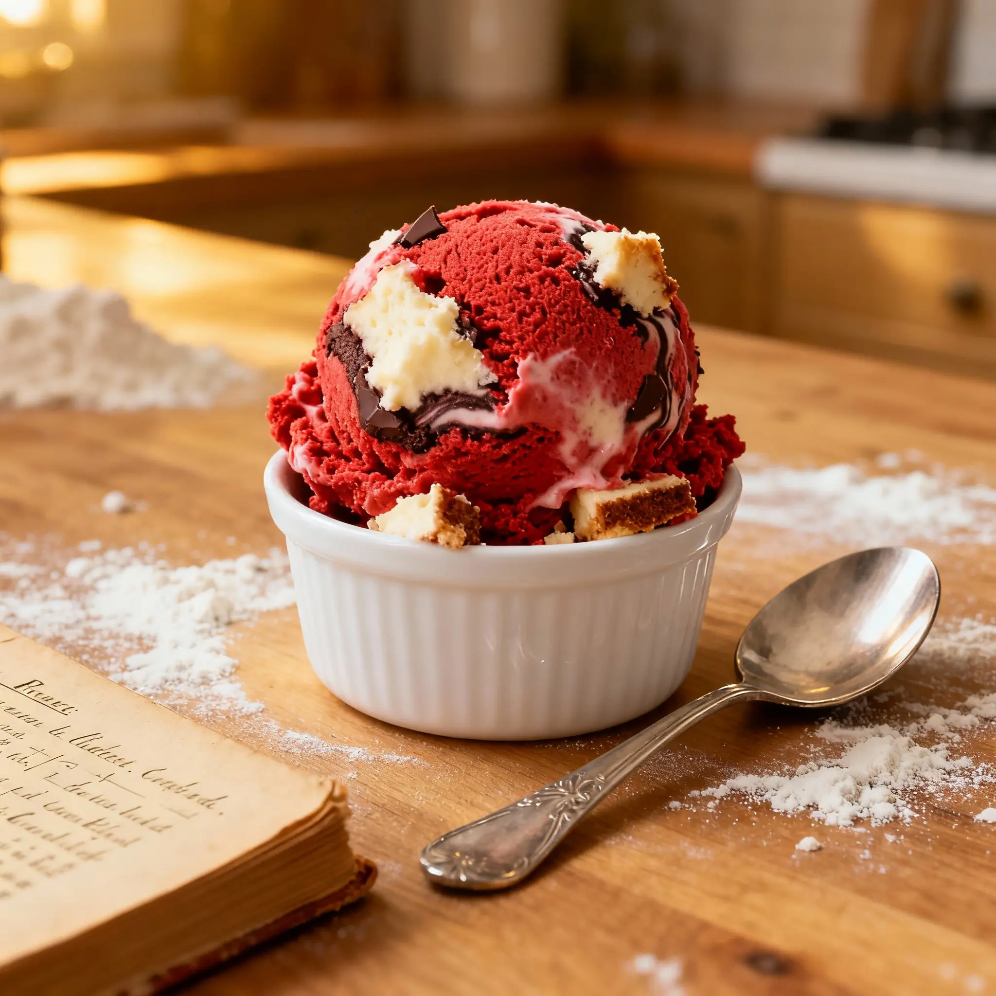 Red Velvet Cheesecake Ice Cream
