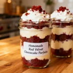 Red Velvet Cheesecake Parfaits
