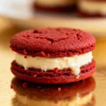 Red Velvet Cheesecake Sandwich Cookies
