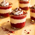Red Velvet Cheesecake Shots