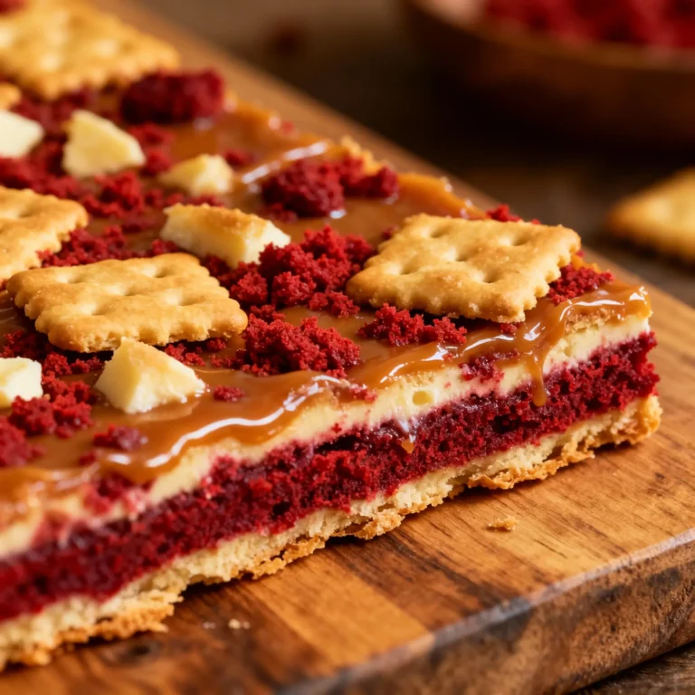 Red Velvet Cracker Toffee