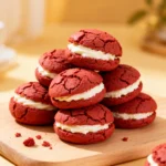 Red Velvet Cream Puffs