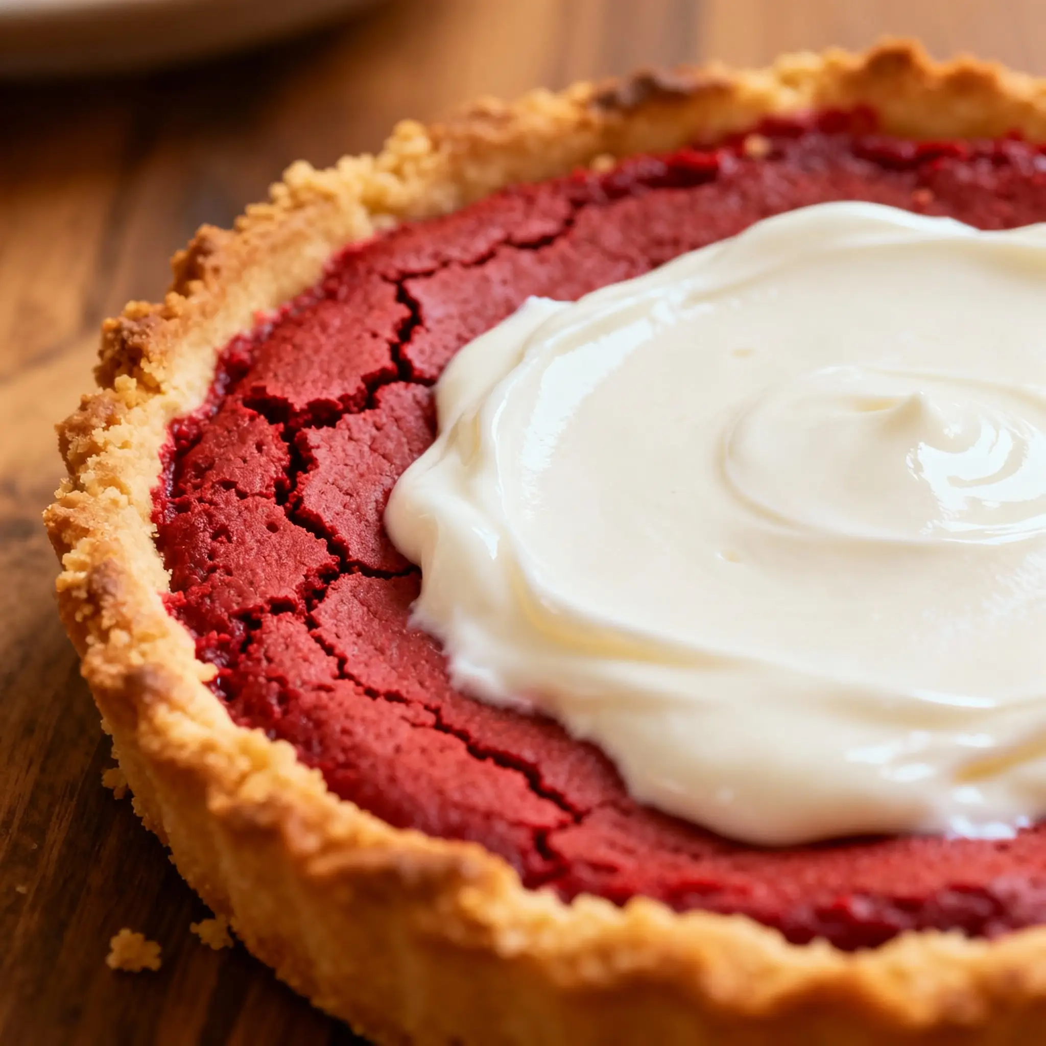 Red Velvet Cream Tart