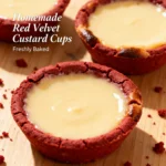 Red Velvet Custard Cups