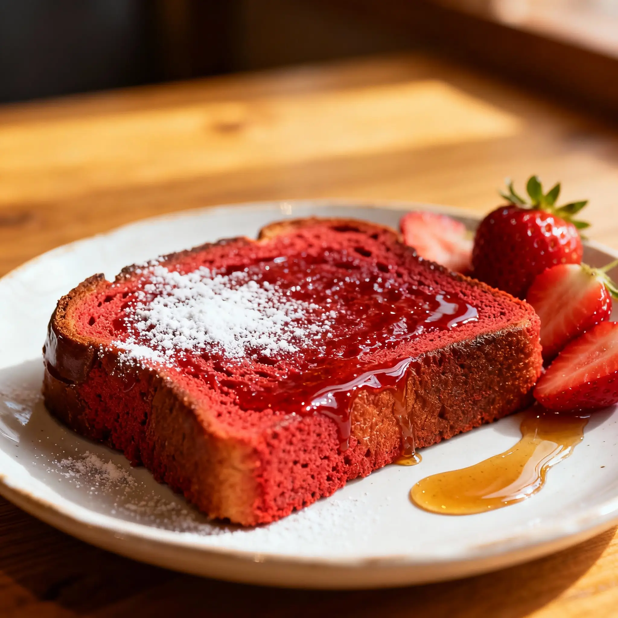 Red Velvet French Toast