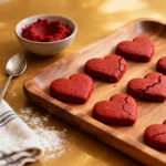 Red Velvet Heart Cookies