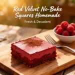 Red Velvet No-Bake Squares