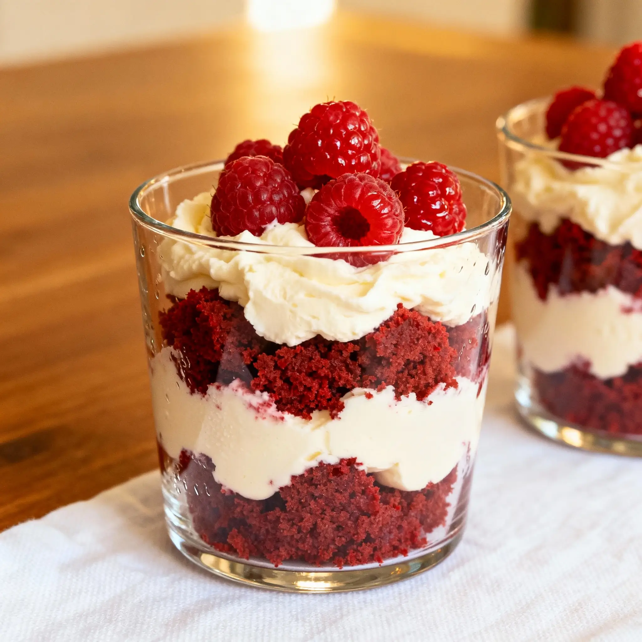 Red Velvet Parfait Cups