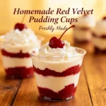 Red Velvet Pudding Cups