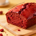 Red Velvet Scone Loaf