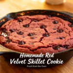 Red Velvet Skillet Cookie