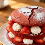 Red Velvet Strawberry Shortcake