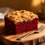 Red Velvet Streusel Cake