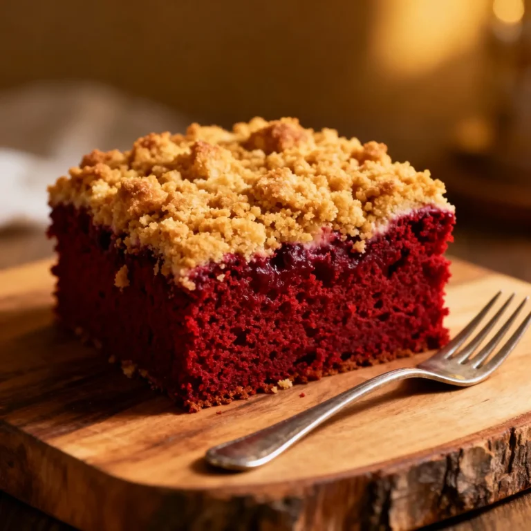 Red Velvet Streusel Cake