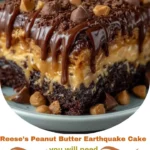 Reese’s Peanut Butter Earthquake Cake