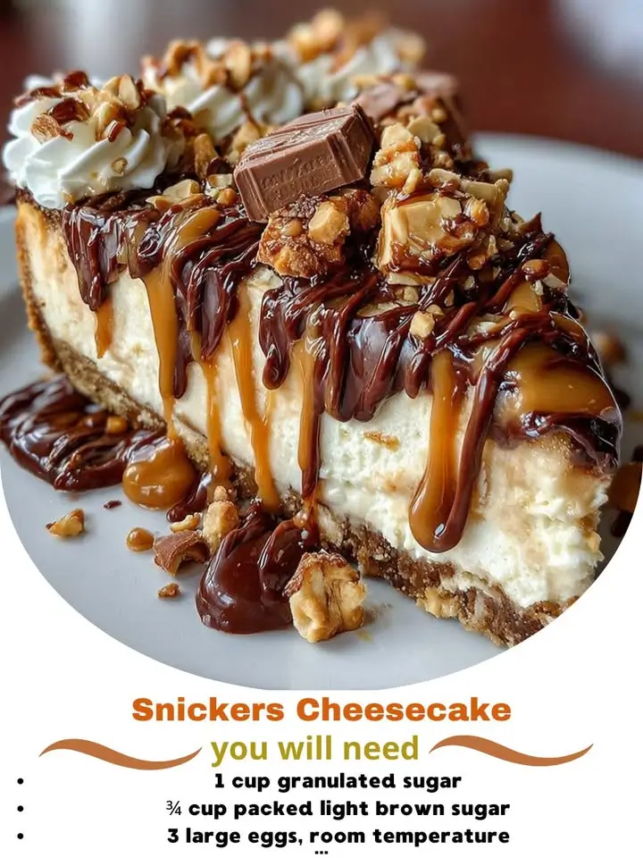 Snickers Cheesecake