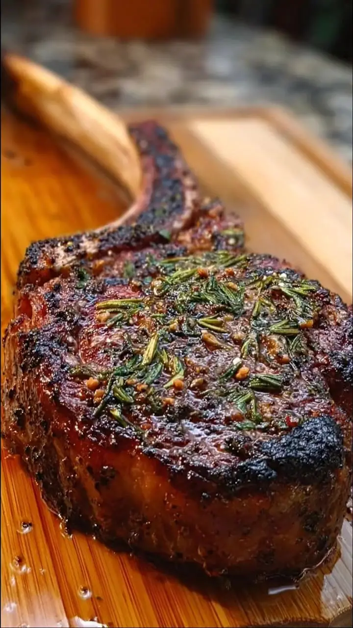Spicy Garlic Tomahawk Beef Steak Recipe for Juicy BBQ Delight