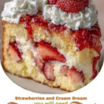 Strawberries and Cream Dream Layer Cheesecake Cake