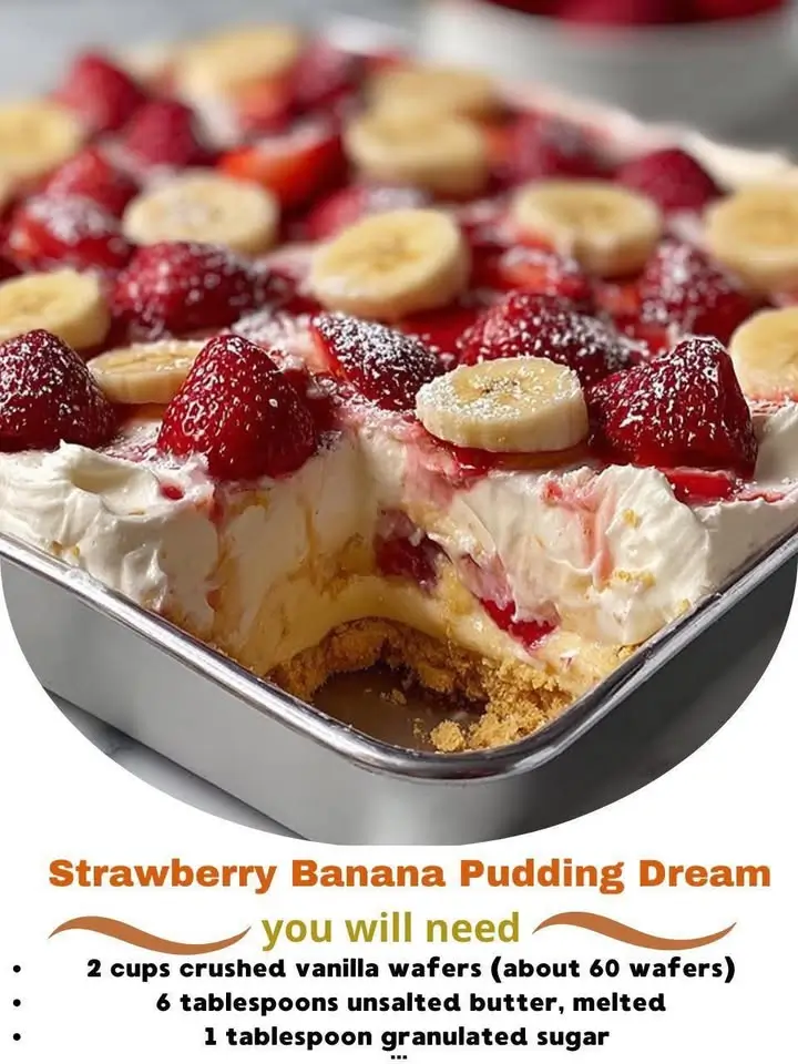 Strawberry Banana Pudding Dream Recipe