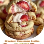 Strawberry Cheesecake Cookies (Soft, Chewy, and Irresistible)