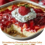 Strawberry Cheesecake Dump Cake