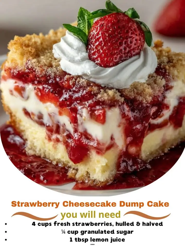 Strawberry Cheesecake Dump Cake: The Ultimate Dessert Fusion You’ll Crave Again and Again