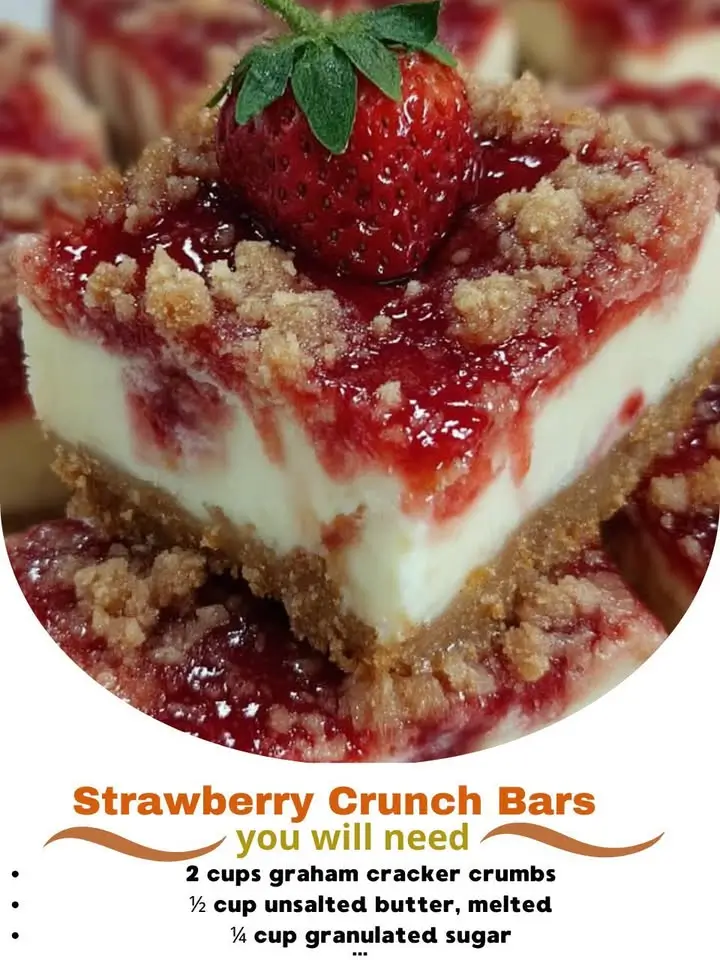 Strawberry Crunch Bars