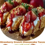 Strawberry Crunch Cheesecake Tacos