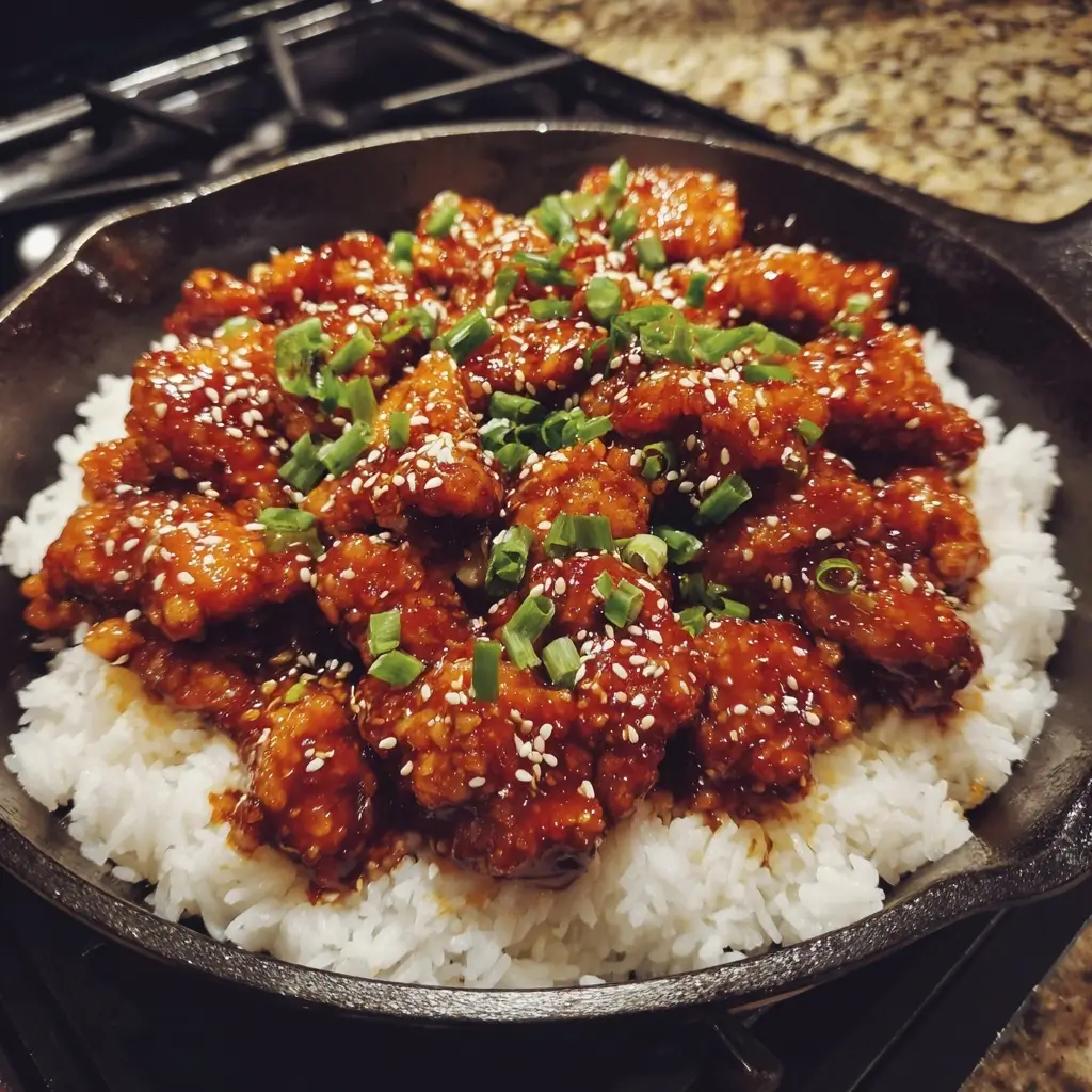 Sweet & Sticky Sesame Chicken