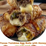 Texas Twinkies Egg Rolls with Honey