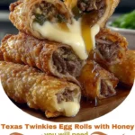 Texas Twinkies Egg Rolls with Honey