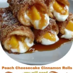 Why Peach Cheesecake Cinnamon Rolls Are So Unique
